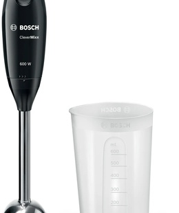Mikseris Bosch Hand Blender | MSM2610B CleverMixx | Hand Blender | 600 W | Number of speeds 1 | Black/Grey  Hover