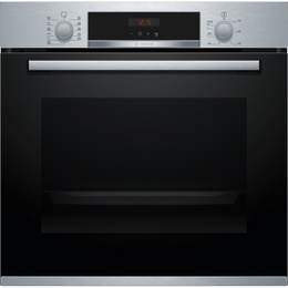Cepeškrāsnis Bosch Oven HBA574BR0 71 L Electric Pyrolysis Rotary and electronic Height 59.5 cm Width 59.4 cm Stainless steel