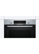Cepeškrāsnis Bosch Oven HBA574BR0 71 L Electric Pyrolysis Rotary and electronic Height 59.5 cm Width 59.4 cm Stainless steel Hover