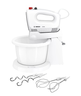 Mikseris Bosch | Mixer | CleverMixx MFQ2600G | Mixer with bowl | 375 W | Number of speeds 4 | Turbo mode | White  Hover