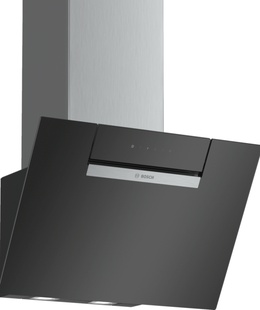  Bosch Hood DWK67EM60 Wall mounted Energy efficiency class B Width 60 cm 399 m³/h Touch LED Black  Hover