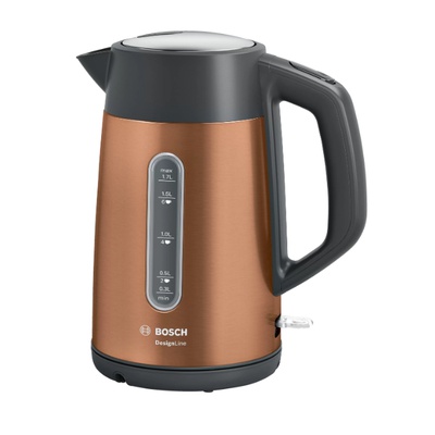 Tējkanna Bosch | Kettle | TWK4P439 | Electric | 2400 W | 1.7 L | Stainless steel | 360° rotational base | Copper