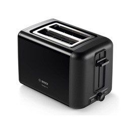 Tosteris Bosch | DesignLine Toaster | TAT3P423 | Power 970 W | Number of slots 2 | Housing material Stainless steel | Black