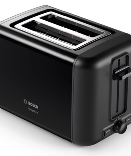 Tosteris Bosch | DesignLine Toaster | TAT3P423 | Power 970 W | Number of slots 2 | Housing material Stainless steel | Black  Hover