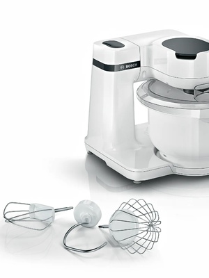 Virtuves kombains Bosch | MUM Series 2 Kitchen Machine | MUMS2AW00 | 700 W | Number of speeds 4 | Bowl capacity 3.8 L | White  Hover