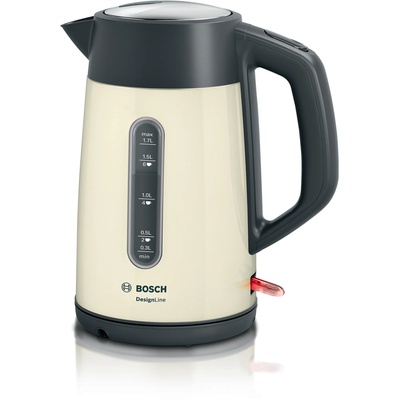 Tējkanna Bosch | Kettle | TWK4P437 | Electric | 2400 W | 1.7 L | Stainless steel | Beige