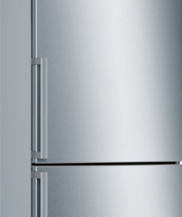  Bosch | Refrigerator | KGE398IBP Series 6 | Energy efficiency class B | Free standing | Combi | Height 201 cm | Fridge net capacity 249 L | Freezer net capacity 94 L | 38 dB | Inox  Hover