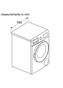 Veļas mazgājamā  mašīna Bosch Serie 4 Washing Machine With Dryer WNA134L0SN Energy efficiency class C