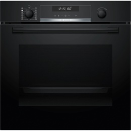 Cepeškrāsnis Bosch | HRA578BB0S Serie 6 | Oven | 71 L | Multifunctional | Pyrolysis | Electronic | Steam function | Yes | Height 59.5 cm | Width 56.8 cm | Black