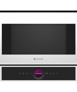 Mikroviļņu krāsns Bosch | Microwave Oven | BFL7221W1 | Built-in | 21 L | 900 W | White  Hover