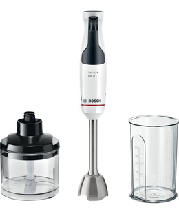 Mikseris Bosch | Hand Blender | MSM4W220 ErgoMaster | Hand Blender | 600 W | Number of speeds Stepless | White  Hover