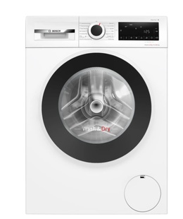 Veļas mazgājamā  mašīna Bosch | Washing Machine with Dryer | WNG2540LSN | Energy efficiency class D | Front loading | Washing capacity 10.5 kg | 1400 RPM | Depth 64 cm | Width 60 cm | Display | LCD | Drying system | Drying capacity 6 kg | Steam function | White  Hover