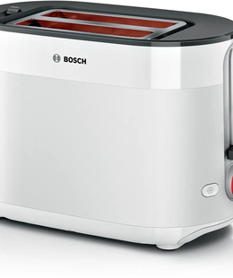 Tosteris Bosch Compact Toaster | TAT2M121 MyMoment | Power 950 W | Number of slots 2 | Housing material Plastic | White  Hover