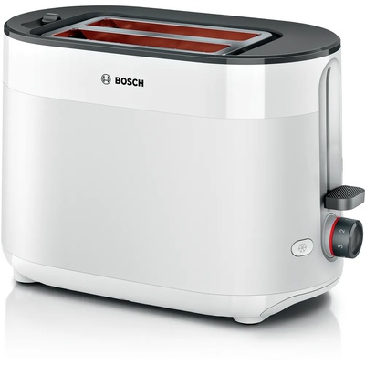 Tosteris Bosch Compact Toaster | TAT2M121 MyMoment | Power 950 W | Number of slots 2 | Housing material Plastic | White