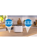 Tosteris Bosch Compact Toaster | TAT2M121 MyMoment | Power 950 W | Number of slots 2 | Housing material Plastic | White Hover