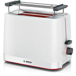 Tosteris Bosch Compact Toaster | TAT3M121 MyMoment | Number of slots 2 | Housing material Plastic | White