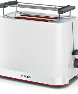 Tosteris Bosch Compact Toaster | TAT3M121 MyMoment | Number of slots 2 | Housing material Plastic | White  Hover