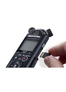 Diktofons Olympus | Linear PCM Recorder | LS-P5 | Black | Microphone connection | MP3 playback | Rechargeable | FLAC / PCM (WAV) / MP3 | 59 Hrs 35 min | Stereo Hover