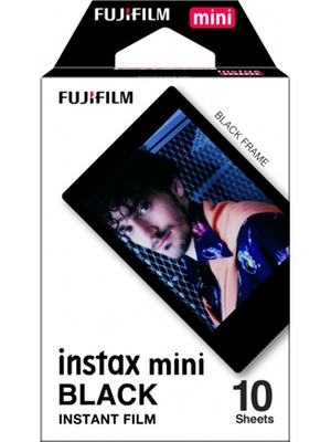  Fujifilm | Instax Mini | BLACK FRAME (10pl) Instant Film | 54 x 86 mm  Hover