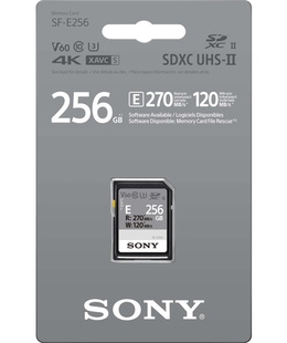  Sony | SF-E Series UHS-II SDXC Memory Card | SF-E256 | 256 GB | SDXC | Flash memory class 10  Hover