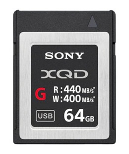  Sony 64GB G Series XQD Memory Card Sony | G Series XQD Memory Card | 64 GB | XQD | Flash memory class  Hover