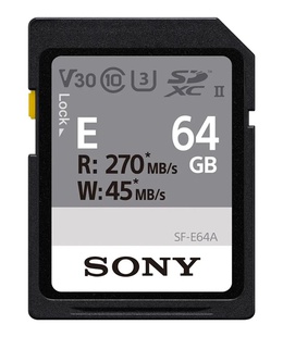  Sony | UHS-II Memory Card | SF-E SDXC Class10 | 64 GB | SDXC Memory Card | Flash memory class U3  Hover