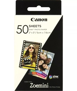  50 sheets | ZP-2030 | White | 5 x 7.6 cm | Photo Paper  Hover