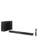  Sharp 2.1ch Ultra-slim Dolby Atmos/DTS Virtual: X Soundbar with Wireless Subwoofer | HT-SBW320 | 360 W | Bluetooth | Black | Wireless connection