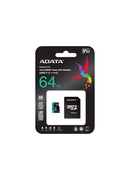  ADATA | Premier Pro UHS-I U3 V30S | 64 GB | MicroSDXC | Flash memory class 10 | Adapter Hover