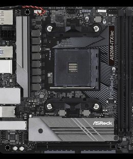  ASRock A520M-ITX/AC | Processor family AMD | Processor socket AM4 | DDR4 | Supported hard disk drive interfaces SATA  Hover