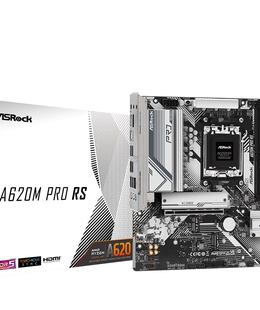  ASRock | A620M PRO RS | Processor family AMD | Processor socket AM5 | DDR5 DIMM | Supported hard disk drive interfaces SATA  Hover