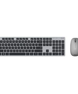 Tastatūra Asus | W5000 | Grey | Keyboard and Mouse Set | Wireless | Mouse included | EN | Grey | 460 g  Hover