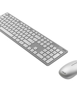 Tastatūra Asus | W5000 | Keyboard and Mouse Set | Wireless | Mouse included | RU | White | 460 g  Hover