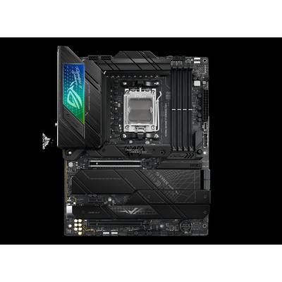  Asus ROG STRIX X670E-F GAMING WIFI Processor family AMD Processor socket AM5 DDR5 DIMM Memory slots 4 Supported hard disk drive interfaces 	SATA