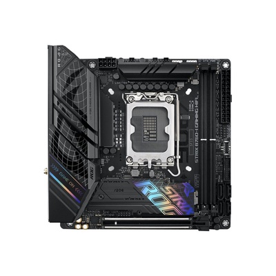  Asus | ROG STRIX B760-I GAMING WIFI | Processor family Intel | Processor socket LGA1700 | DDR5 SDRAM | Supported hard disk drive interfaces M.2