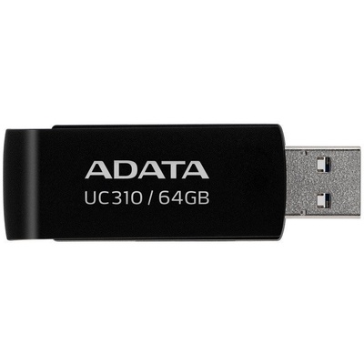  ADATA | USB Flash Drive | UC310 | 64 GB | USB 3.2 Gen1 | Black