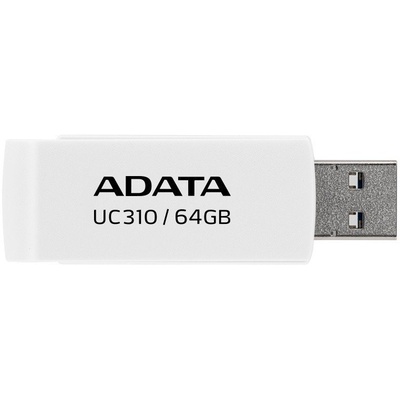  ADATA | USB Flash Drive | UC310 | 64 GB | USB 3.2 Gen1 | White