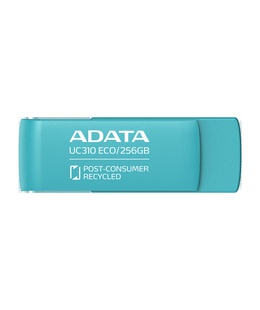  ADATA USB Flash Drive UC310 ECO 256 GB USB 3.2 Gen1 Green  Hover