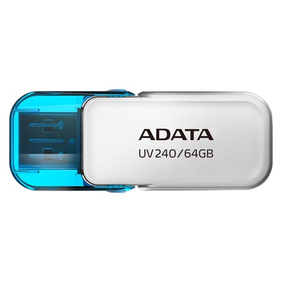  ADATA | USB Flash Drive | UV240 | 64 GB | USB 2.0 | White