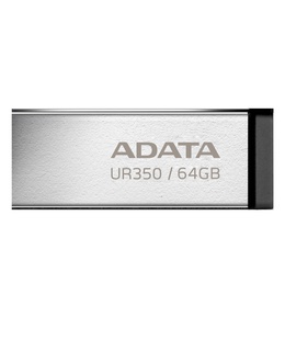  ADATA | USB Flash Drive | UR350 | 64 GB | USB 3.2 Gen1 | Black  Hover