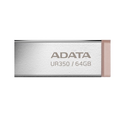  ADATA | USB Flash Drive | UR350 | 64 GB | USB 3.2 Gen1 | Brown