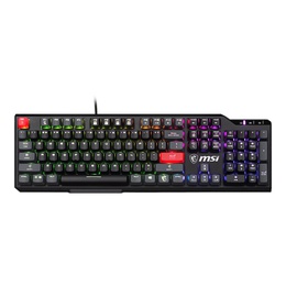 Tastatūra MSI | VIGOR GK41 DUSK LR US | Gaming keyboard | Wired | US | Black | Kailh Red