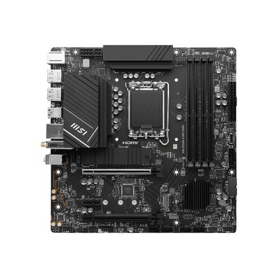  MSI | PRO B760M-A WIFI DDR4 | Processor family Intel | Processor socket LGA1700 | DDR4 | Supported hard disk drive interfaces SATA