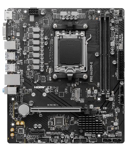  MSI | PRO A620M-E | Processor family AMD | Processor socket AM5 | DDR5 | Supported hard disk drive interfaces SATA  Hover