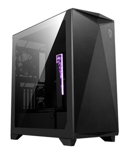  PC Case | MPG GUNGNIR 300P AIRFLOW | MSI | Side window | Black | Mid-Tower | Power supply included No | ATX  Hover