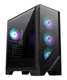  MSI PC Case | MAG FORGE 321R AIRFLOW | Side window | Black | Mid-Tower | Power supply included No | ATX  Hover