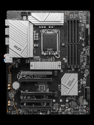  MSI | PRO B760-P II | Processor family Intel | Processor socket LGA1700 | DDR5 | Number of SATA connectors 4  Hover