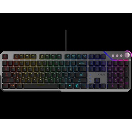 Tastatūra MSI STRIKE 600 SILENT US | Gaming Keyboard | Wired | US | USB 2.0 | KAILH Midnight PRO Silent Tactile