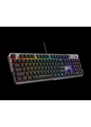 Tastatūra MSI STRIKE 600 SILENT US | Gaming Keyboard | Wired | US | USB 2.0 | KAILH Midnight PRO Silent Tactile Hover