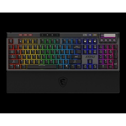 Tastatūra MSI STRIKE PRO WIRELESS | Gaming keyboard | Wireless | US | Black | 2.4 GHz Wireless